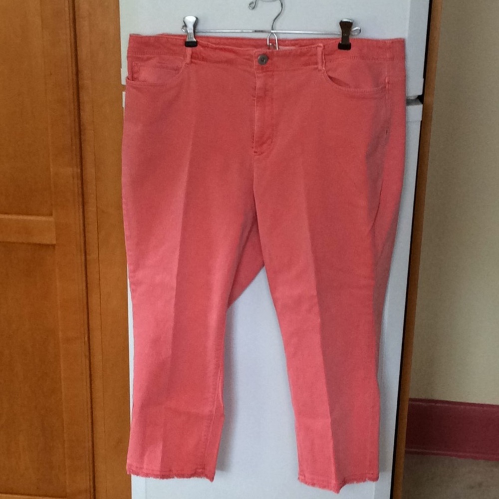 J. Jill Denim Cropped Summer Beach Pants